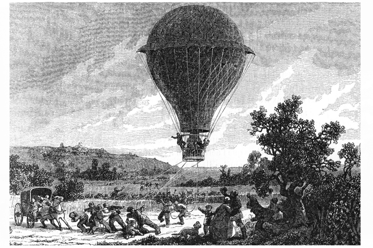 inicios del vuelo en globo