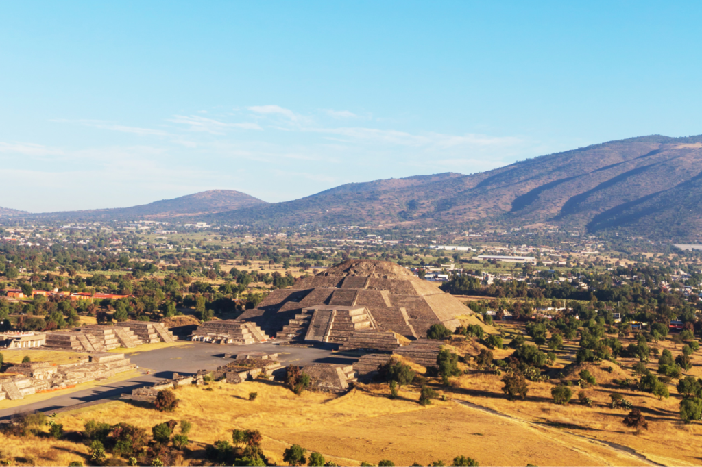 Conoce Teotihuacan desde otra perspectiva ¡Volando